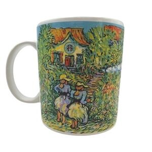 Starbucks Vintage Coffee 2001 Barista Mug Van Gogh "Stairway at Auver" 16oz New
